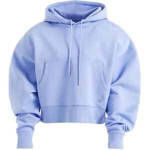 Mugler H&M Batwing-Sleeved Hoodie blue, size S